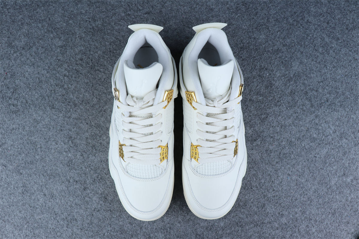 Wmns Air Jordan 4 Retro 'Metallic Gold'