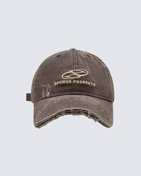 Letter Embroidered Baseball Cap Main Image
