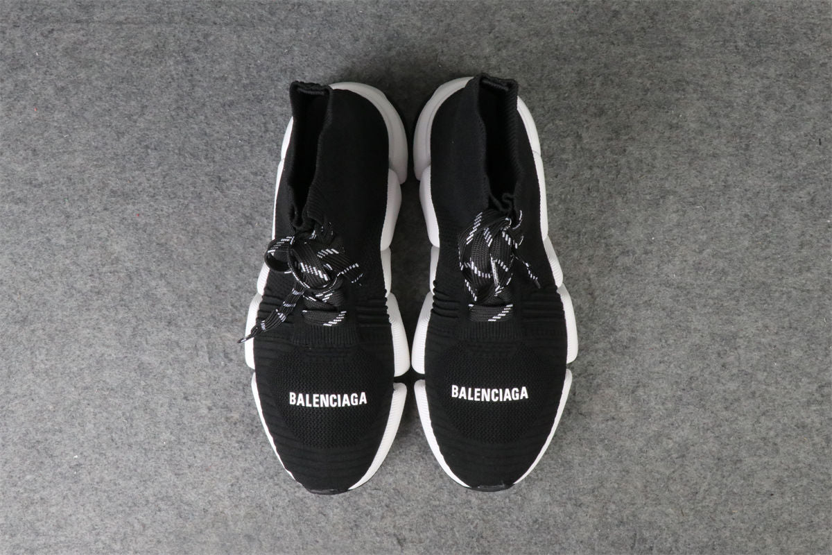 Balenciaga Speed 2.0 Lace-Up Sneaker 'Black White'
