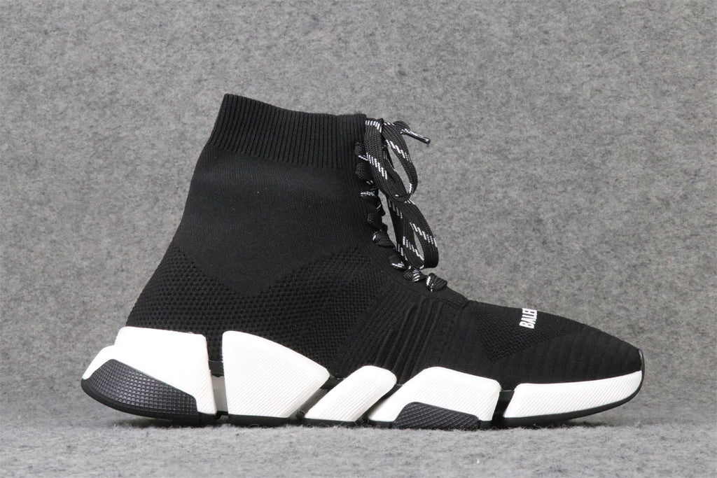 Balenciaga Speed 2.0 Lace-Up Sneaker 'Black White'