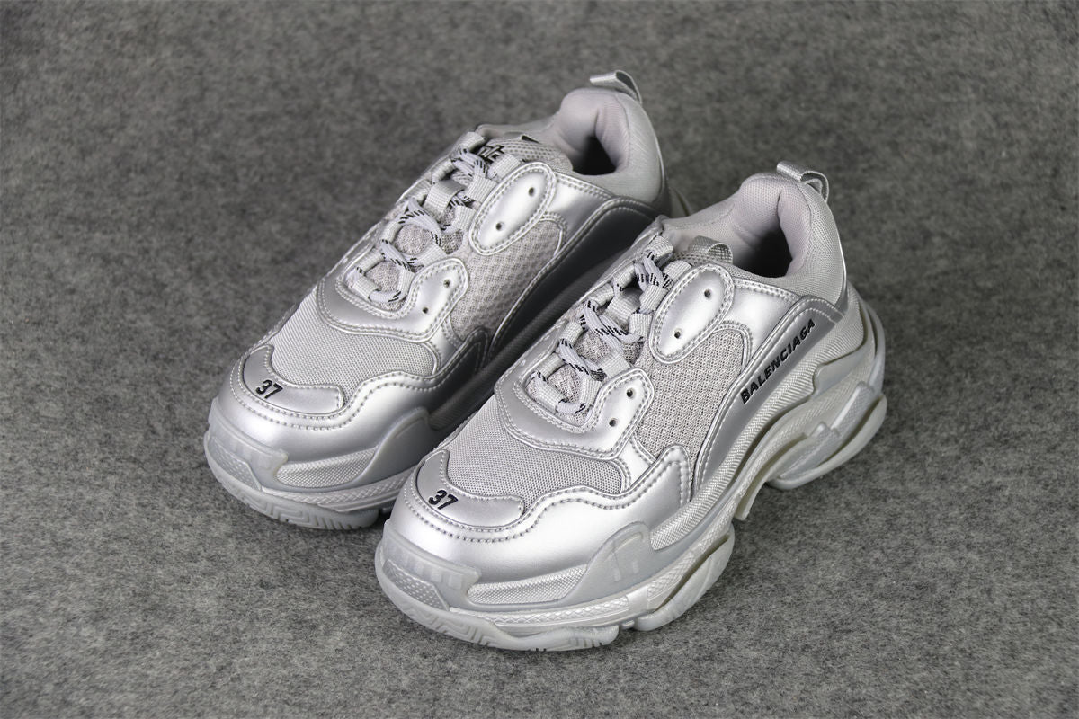 Balenciaga Triple S Sneaker 'Silver Metallic'