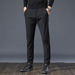 Men's High-Quality Elastic Breathable Trousers - Various Colors