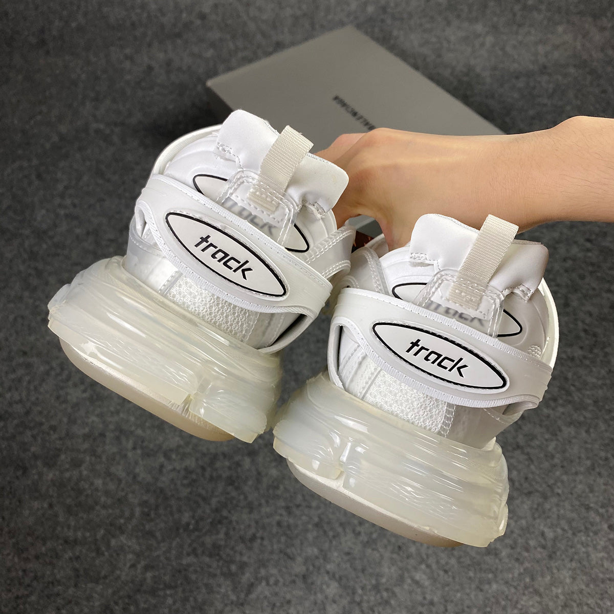 Balenciaga Track Sneaker 'Clear Sole - White Cream'