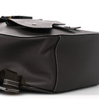 Grained Calfskin Maxi Gallop Sling Bag Grey