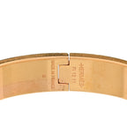 Enamel Narrow Clic Clac H Bracelet PM White