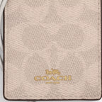 Coach Outlet Id Lanyard In Signaure Canvas