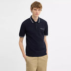 Coach Outlet Signature Trim Polo In Organic Cotton