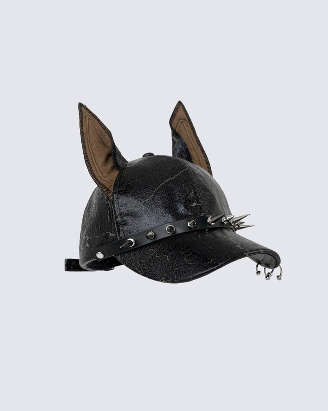 American Punk Doberman Ear Baseball Cap Hover Image