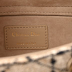 Tweed Cannage Medium Lady D-Joy Natural Black