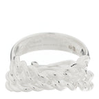 Sterling Silver MM Boucle Selier Inflexible Ring 57 8