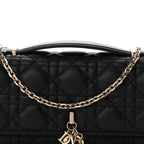 Lambskin Cannage Mini My Dior Bag Black