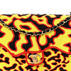 Mixed Fibers Magma Maxi Flap Yellow Black Red