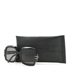 Acetate Diorsignature S1U Square Sunglasses Black