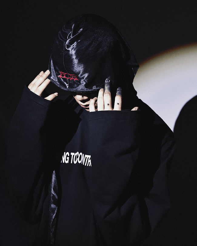 Classic Black Silky Durag with Long Tails Main Image