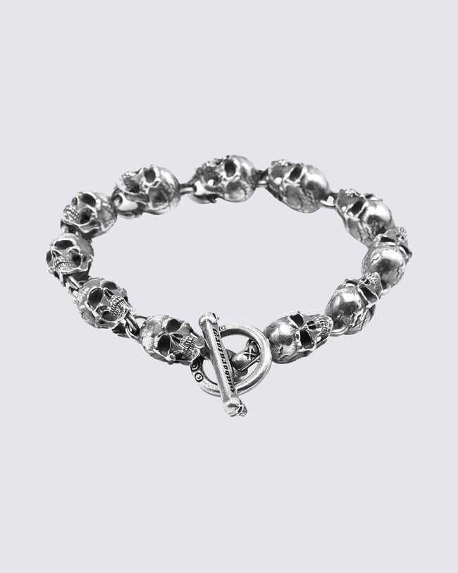 March 2024American Gothic Style Handcrafted Motorcycle Bracelet Hover Image