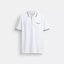 Coach Outlet Signature Trim Polo In Organic Cotton