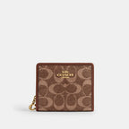 Coach Outlet Snap Wallet In Signature Chenille