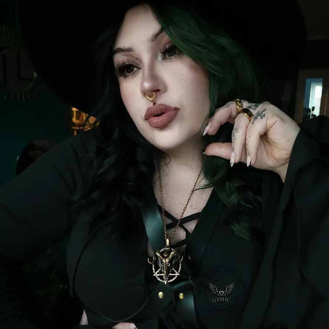 Baphomet Goat Head Stainless Steel Satan Pendant Main Image