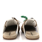 X NEW BALANCE Faded Suede Calfskin 530 SL Slip-On Mules 40 Ecru