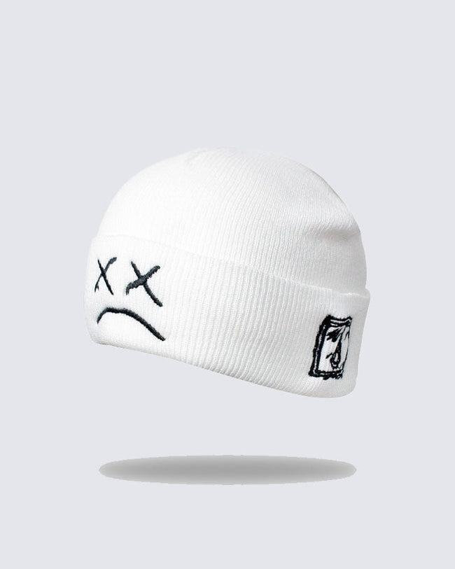 Street Embroidered Knitted Beanie Main Image