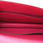Chevre Mysore Roulis Slim Wallet Rose Shocking