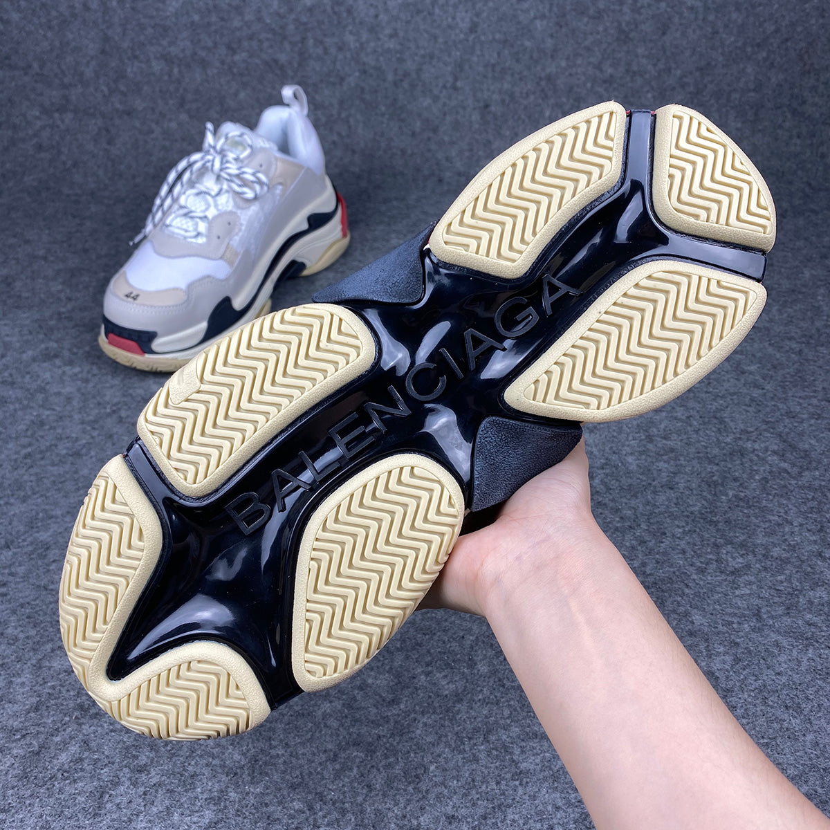 Balenciaga Triple S Sneaker 'White Black Red'