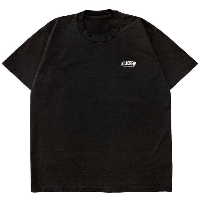 RELAXED FIT RIGOROUS TRAINING T-SHIRT - BLACK / WHITE Main Image