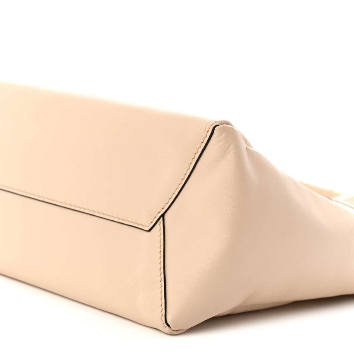 Soft Calf Softy Small Ivy Tote Bag  Travertine Stone