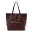 Vitello Soft Shopping Tote Burgundy