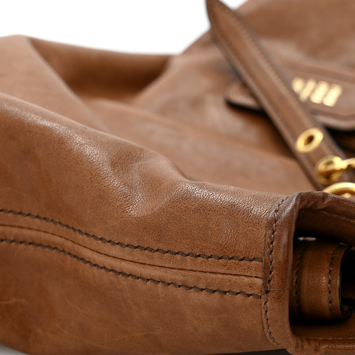 Nappa Aviator Medium Aventure Bag Rovere