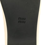 Nappa Womens Elan Bow Ballerina Flats 36 Avorio