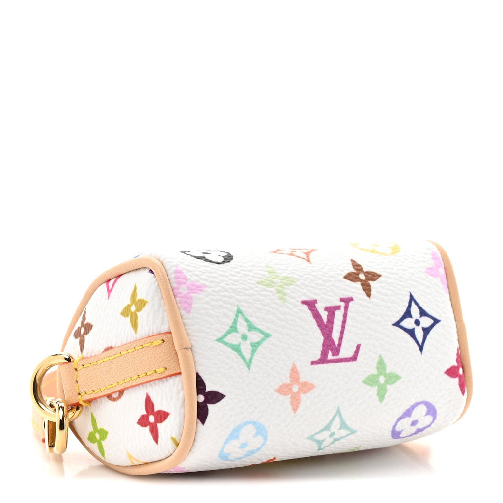 x TM Micro Speedy Bag Charm White