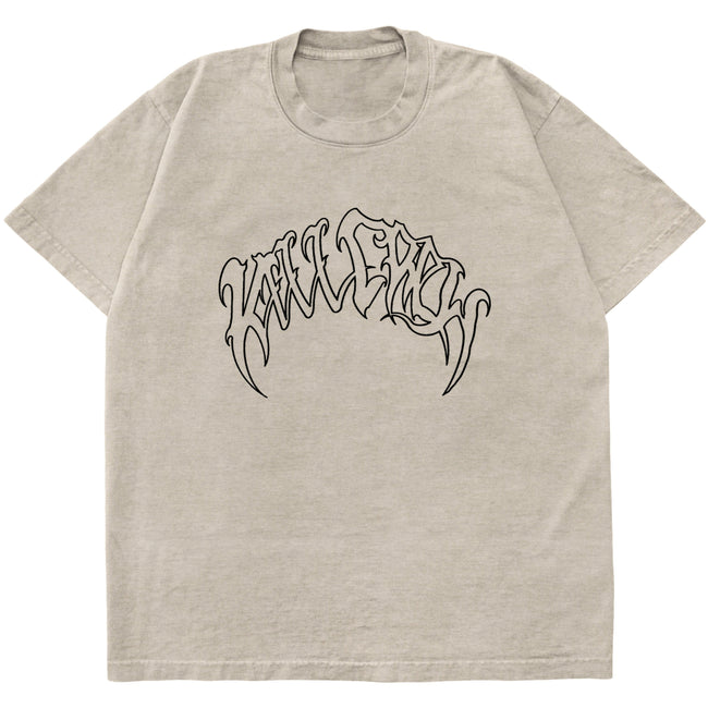 OVERSIZED "CLASSIC" T-SHIRT - CREAM / BLACK Hover Image