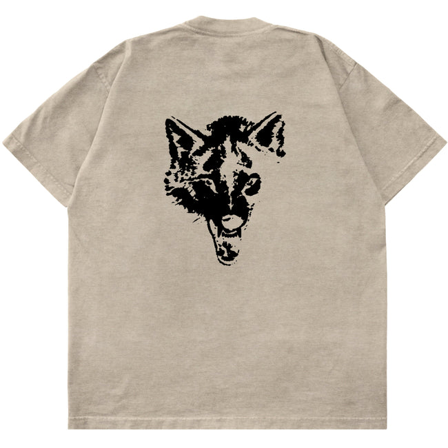 OVERSIZED "CLASSIC" T-SHIRT - CREAM / BLACK Main Image