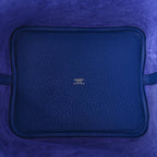 Taurillon Maurice Picotin Lock 22 MM Bleu Royal