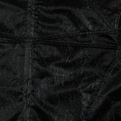 Men's Split Splicing Solid Color Loose Standing Collar Leather Jacket