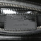 Patent Cannage Medium Lady Dior Black