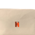 Cotton Canvas H Pavillon Large Bride-A-Brac Pouch Naturel