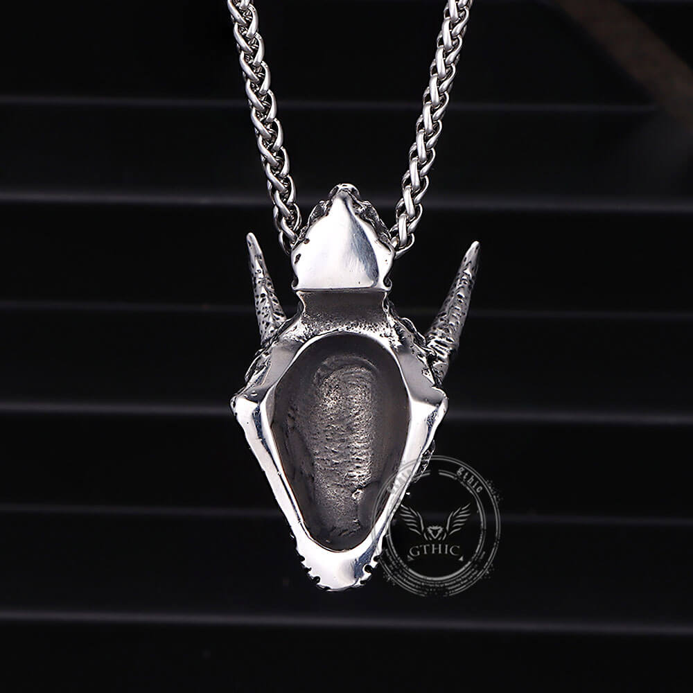 Domineering Dragon Head Stainless Steel Punk Pendant