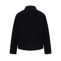 Deconstructed Jacket Design Mens Cropped Relaxed-fit Casual Outerwear