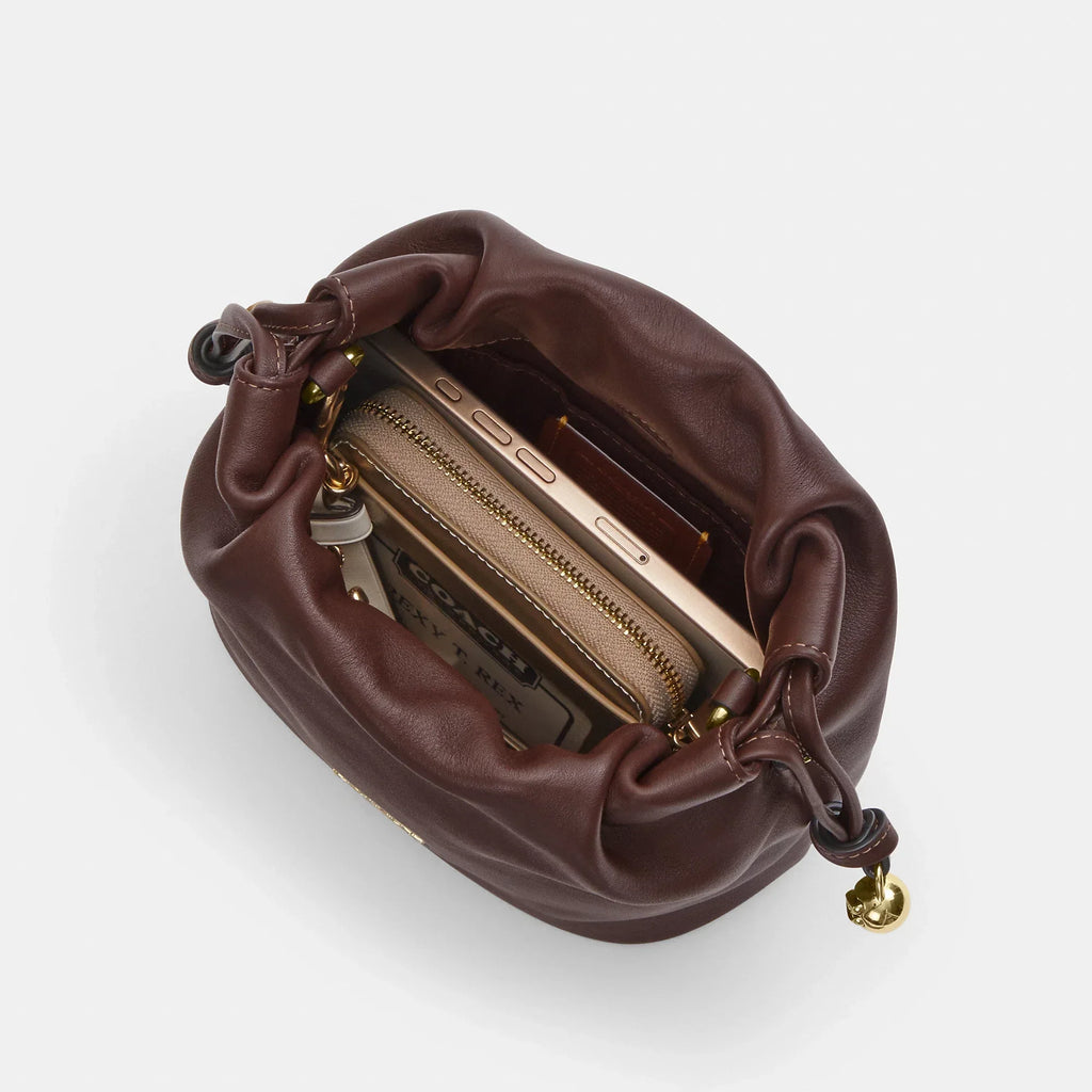 Coach Outlet Faye Mini Drawstring Bag With Ruching