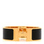 Enamel Wide Clic Clac H Bracelet PM Black