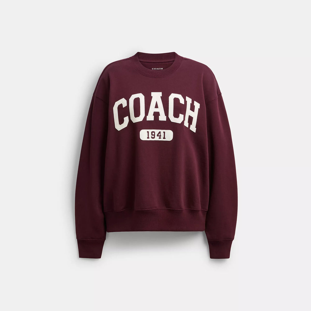 Coach Outlet Sporty Signature Boyfriend Crewneck Sweatshirt