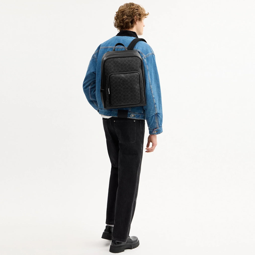Coach Outlet Aiden Backpack In Signature Canvas