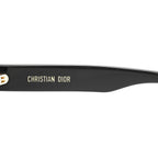 Acetate Diorsignature S1U Square Sunglasses Black