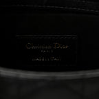 Lambskin Cannage Small Lady D-Joy Black