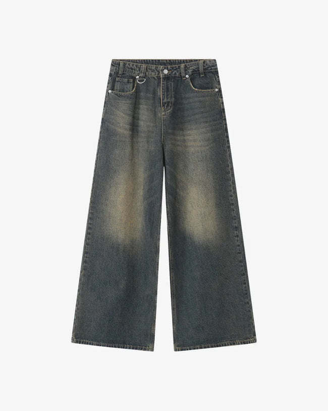 THE STRAIGHT FADED JEANS Hover Image