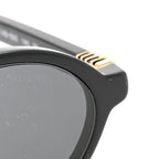 Acetate Oval Regard Sunglasses SMU04Z Black
