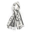 Cashmere Casaque Mors Muffler Ivoire Gris Flanelle