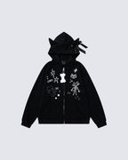 American Style Graphic Hoodie Subculture